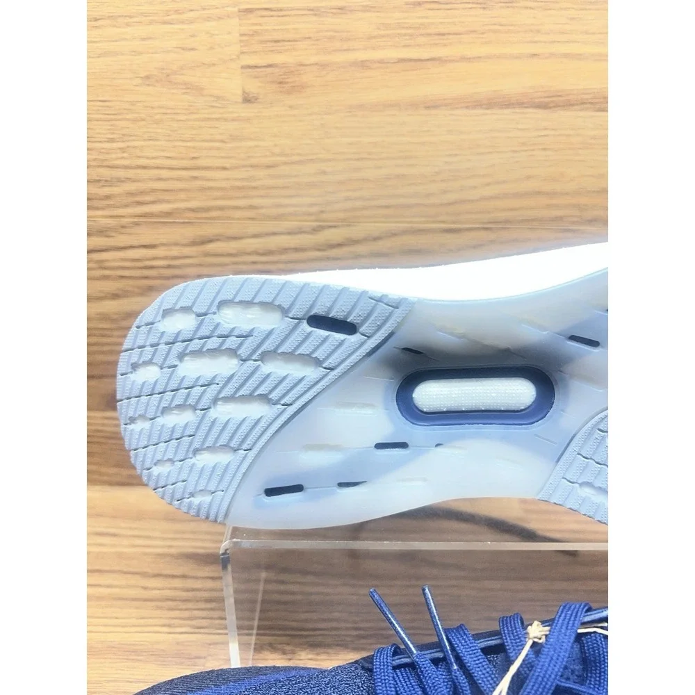 Adidas Ultraboost 5X Running Shoes White Navy Blue Men's Size 10. JI3385